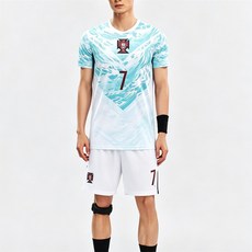 Vezri 2026 FIFA 월드컵 포르투갈 원정 유니폼 7번 성인 속건 축구복 세트 치어리더 응원복