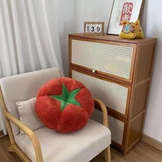 番茄造型加厚坐墊, 紅番茄, 1個