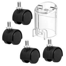 셀프 클리닝 호스 도구 및 4팩 캐스터 휠 Bissell Little Green HydroSteam 카펫 클리너 3605 3618 3532와 호환 240418, 셀프 클리닝 호스 도구 및 4팩 캐스터 휠 Bissel