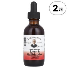크리스토퍼 오리지널 리버 & 갤블래더 리퀴드 Christopher's Original Formulas Liver & Gallbladder Formula 59ml, 2개