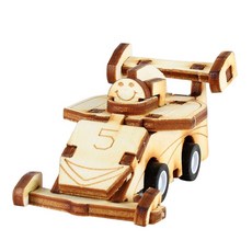 입체퍼즐 달려라 목재 영공방 아기 경주용차 61777EA 1(pc), 1개