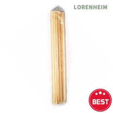 로렌하임 나무막대기 목봉 60cm 20개 DIY공예 나무재료 만들기 공방용품