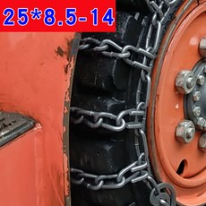 지게차 스노우체인 타이어 미끄럼방지 체인 겨울 안전 쇠사슬, 1개