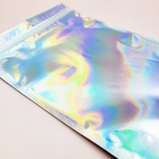 어린이집 구디백 고급 포장용 그라데이션 지퍼백(13cm X 24cm) 대량 주문 단체 유치원 초등 생일 답례품 돌잔치