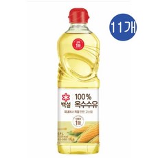 와이제이 대용량식자재 옥수수식용유(백설 1.8L)X10, 900ml, 11개