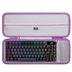 Tourmate ASUS ROG 게이밍 기계식 키보드 및 마우스용 하드 보관 케이스 - 마우스 콤보용 여행용 케이스(박스 판매)
