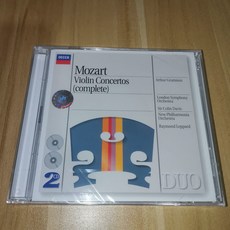 莫紮特《小提琴協奏曲全集》2CD 格魯米歐演奏 德版原裝 收錄K207/K211/K219等 全新未拆封, 如圖所示