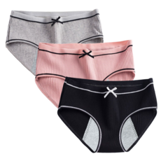 아트스킨 생리팬티 위생팬티 순면 노라인 3P