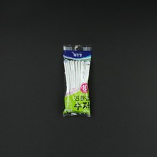 크린랩 친환경 수저(10개입) - 일회용품 식기 파티/캠핑/피크닉/샐러드 1회용 플라스틱 세트 랲, 1개, 10개