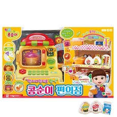 영실업 전자레인지로 짠 콩순이 편의점 계산대 놀이, 혼합색상, 1개
