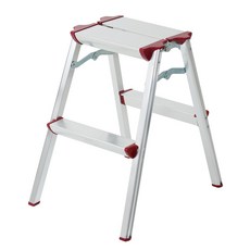 카시안 국산 스텝 사다리 기본 광폭형 C-SD2 알루미늄 접이식 가정용 다용도 계단식 우마, 1개