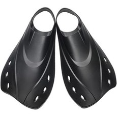 조절 성인 수영 핀 훈련용 짧은 플리퍼 TRP 소프트 착용감 경량 스노클링 다이빙 장비 남녀용 1911714