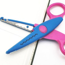 직각 핑킹가위 톱니가위 안전가위