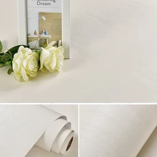 PVC 방수 목재 비닐 벽지 롤 자체 접착 장식 종이 문 캐비닛 데스크탑 가구 장식 스티커, 30cmX500cm, WPS011