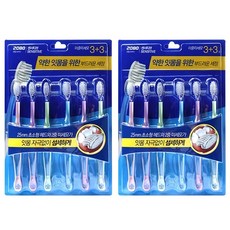 2080 敏感雙層細軟毛牙刷, 2個