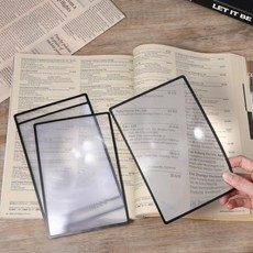 카드형 LED 후레쉬 돋보기 3배율 6배율 확대경 휴대용 독서 실버용품 부모님선물, 단품, 1개