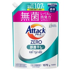 Kao 花王 Attack ZERO 室內晾乾補充包 超特大 1070g, 1個