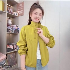 立領衝鋒衣外套 春季新款休閒百搭寬鬆夾克上衣