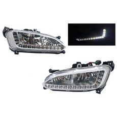 大禾自動車 副廠 霧燈 LED 日行燈 單邊價 適用 現代 山土匪 SANTA FE 14-17, 左邊, 左邊