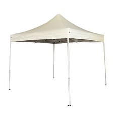 津宏五金 挑高款客廳帳 (主帳-含骨架與頂布) 台灣現貨！戶外帳篷 炊事帳 遮陽 快速帳 戶外市集 快速收納 遮陽傘 防水防曬, 牙白色