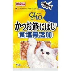 日本CIAO 無添加鹽 柴魚片系列 大促銷, 1個, CS-17 27/05, 50g, 鰹魚+沙丁魚