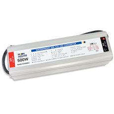 MOOH 국산 슬림 IP67방수형 LED안정기 SMPS 500W 12V, 1개