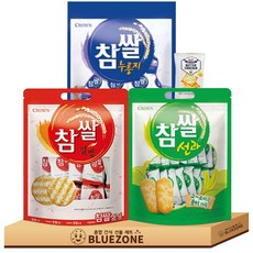 [블루존] 크라운 참쌀 과자 세트 참쌀선과 253g 참쌀설병 270g 참쌀누룽지 219g, 1박스, 혼합 1박스, 혼합