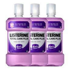 리스테린 토탈케어 플러스 구강청결제, 1L, 3개