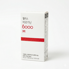 웰러스 아르기닌 6000M 20g x 15포 고함량아르기닌 파워업, 6개, 300g