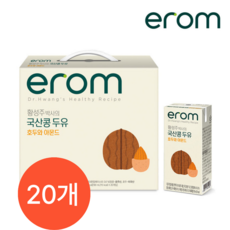 이롬 황성주박사의 국산콩두유 호두아몬드 190ml 20입