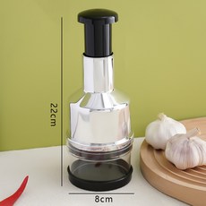 DFMEI 新款不鏽鋼拍拍刀壓蒜器廚房工具手動剝蒜器家用多功能蒜泥器, 1個, 多功能壓蒜器:如圖