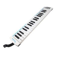 전자 멜로디카 윈드키 WindKey USB MIDI 브레스 컨트롤 37건반 헤드폰 연습, 1개, 화이트