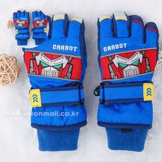 털장갑 3사이즈 헬로카봇 캐릭터 방한장갑 보드장갑 핑거 1개