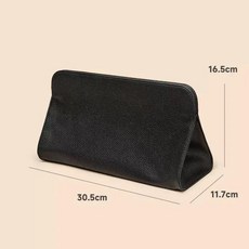 가죽 여행용 헤어 드라이어 가방 미용 도구 정리 휴대용 컬링 아이언 보관 살롱용, 1개, 2. Black