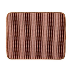 YellowLight雙層貓砂墊 防滑防水 易清理 多尺寸可選, 咖啡色,30X45(cm), 1個