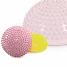 솔군스토어 마사지 지압 쿠션 시니어운동, 캔디핑크