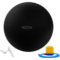 Fitvids 유니 성인 26\" 운동용 공 블랙 58-65cm L US 367855
