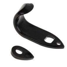 shangren 색소폰 연주자를위한 플라스틱 색소폰 색소폰 엄지 받침대 엄지 손가락 지원, 설명, 블랙, 1개