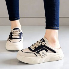 Modern Fashion 여성 편한 뮬 운동화 통굽 슬리퍼 MX12