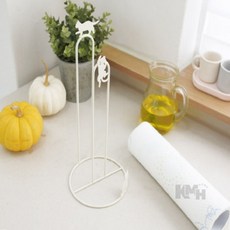 키친 타올꽂이 아이보리 주방수납 키친홀더 키친타올디스펜서