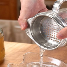 취향곳간 원형 스탠 기름 거름망 기름거름망