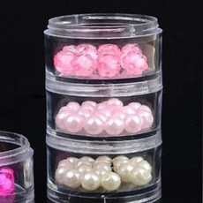 5단 투명 원형케이스 중형art2+3EJp