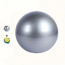 홈트레이닝 짐볼 요가볼 다이어트운동 장비 PVC 피트니스 공 요가 두꺼운 방폭 운동 가정 체육관 필라테스 밸런스 65cm, Grey qi tong, 1개
