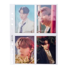 하이하바 A5 클리어 포켓 6공 속지 바인더 19종 모음 콜렉트북 포카북 포토카드 앨범 콜북, A5 기본형 4포켓(3x4) 10매