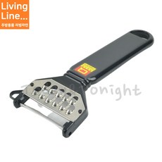 다양한 감자칼 다용도 슬라이서 필러 양배추칼 당근 무 야채 껍질 벗기기 채칼, 4. 채칼겸용야채칼 (검정색), 1개