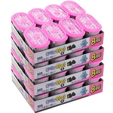 물먹는하마 참숯 옷장용 8개입 X 4팩 1box 제습제 습기제거제 강력한 제습효과, 300g