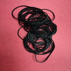 【HY】橡皮筋 No. 18 (1000公克/包 黑色) 耐曬不易斷 適用水果 蔬果包裝 文件綑綁整理, 1個, 1公斤裝