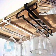 더아이 선반 와인잔 거치대 화이트 와인잔수납 와인잔보관함 와인잔홀더