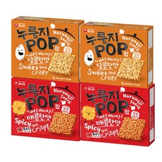 농심 누룽지팝 달콤한맛142g+매콤한맛142g 각2개씩 (총4개)