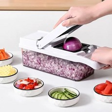 H&L匠心優廚 切削刨多合一切菜器, 【14件套】, 1套